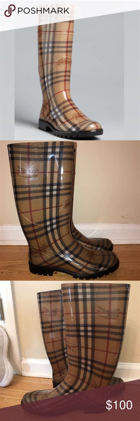 burberry rain boots inserts|authentic burberry rain boots.